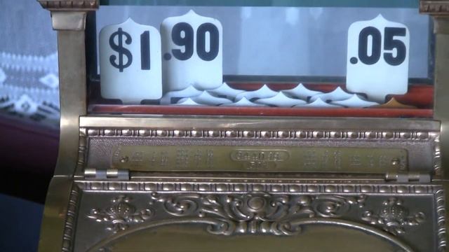 1903 NCR Antique Brass Cash Register Dayton Ohio смотреть онлайн