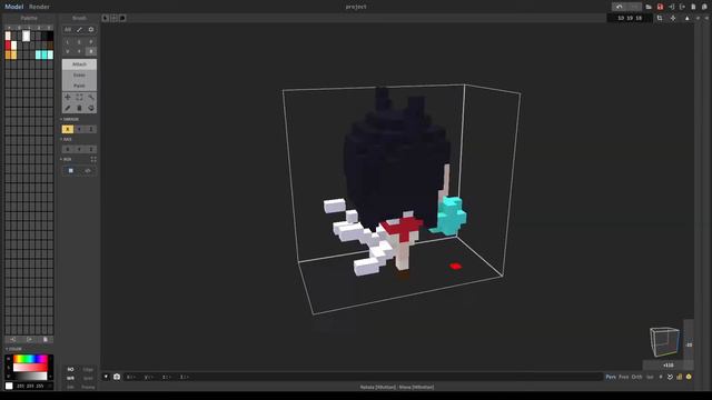 Ahri Chibi Voxel Art | League Of Legends | LoL FanArt смотреть онлайн