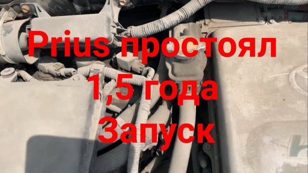 Prius простоял 1,5 года
Запуск