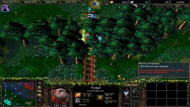 DotA 6 83d - Faceless Void GODLIKE (RAMPAGEEE) ! смотреть онлайн