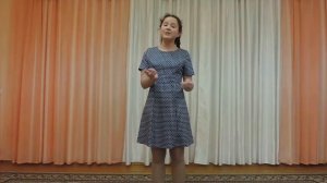 Батогова Виктория Мир вам, люди! Б. Савельев М. Пляцковский  Сямженская ДШИ