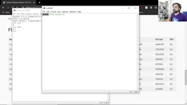 Usando o Ambiente IDLE - Curso Python Para Quem Tem Pressa (Aula 3) смотреть онлайн