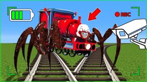 Заснял ЧУ ЧУ ЧАРЛЬЗА на скрытые камеры в МАЙНКРАФТ ! CHOO-CHOO CHARLES MINECRAFT