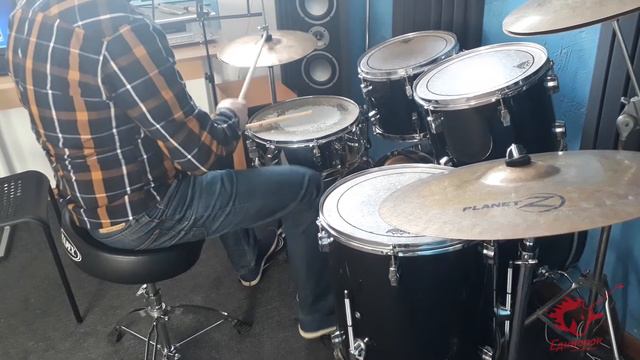 Pop-rock drum beat смотреть онлайн
