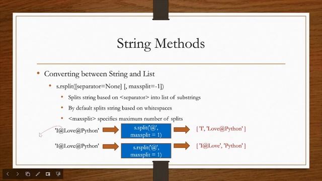 Python Full Course 42 String and List Conversion смотреть онлайн