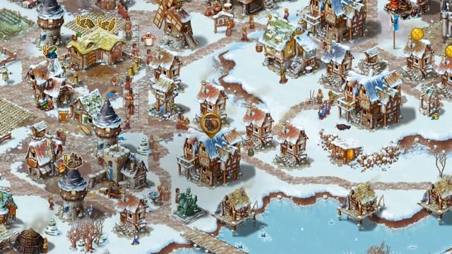 "Townsmen" Короткий геймплэй от разработчиков смотреть онлайн