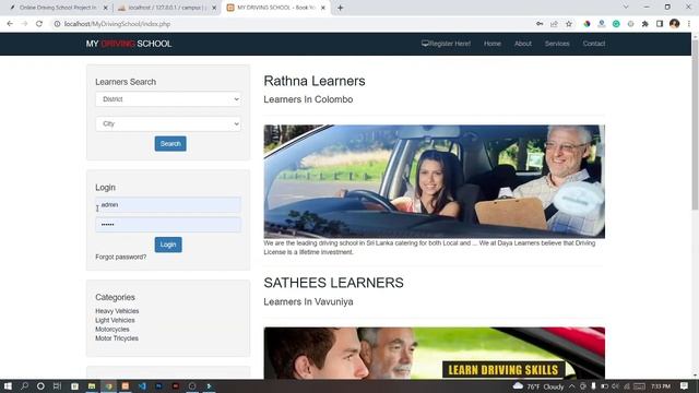 Online Driving School Project In PHP With Source Code | Source Code & Projects смотреть онлайн