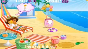 Dora At Beach ▬ Даша на пляже, игра для детей