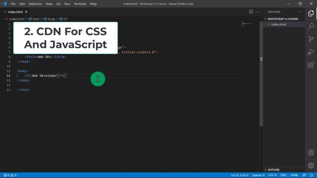 Bootstrap 5 Course: #1 - Introduction & Setup смотреть онлайн