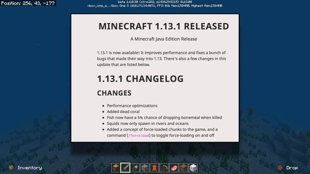 Minecraft 1.13.1 Out Now! Java Edition Update Aquatic Fixes & Changes смотреть онлайн