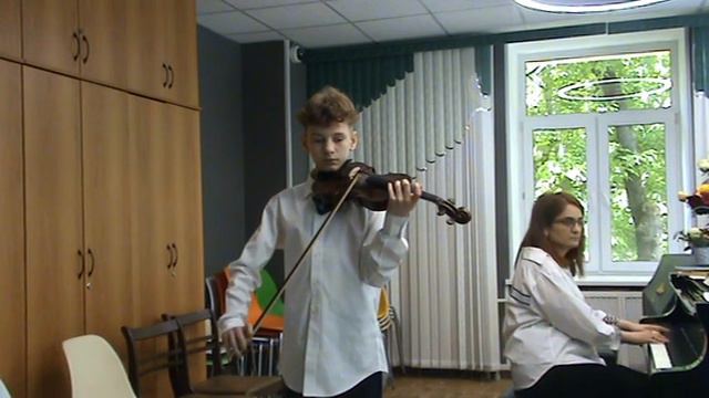 Георгий Заболотнев 8й класс скрипка, выпускной экзамен смотреть онлайн