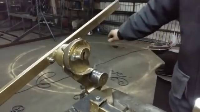 Станок#3. Ручной станок для холодной ковки.НОВАЯ УЛИТКА и УПОР смотреть онлайн