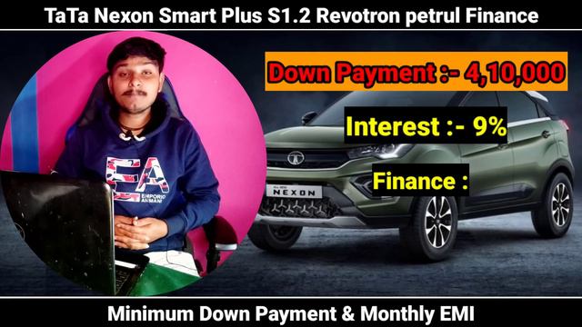 Tata Nexon Smart Plus S1.2 Revotron petrul Finance & EMI Detail | Tata Nexon Smart Plus S nexon 202 смотреть онлайн