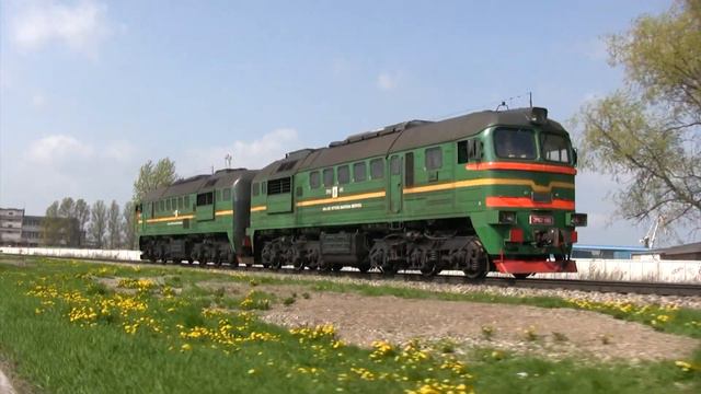 Гонка с тепловозом 2М62-1185 / Race with 2M62-1185 смотреть онлайн