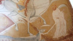 Спасённые фрески Ст Ладоги Церковь Св Георгия