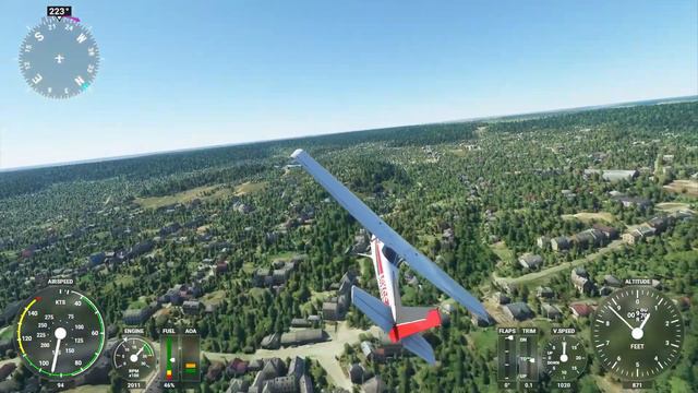 Безлюдовка, Васищево, Хорошево, Комсомольск в Microsoft Flight Simulator 2020 смотреть онлайн