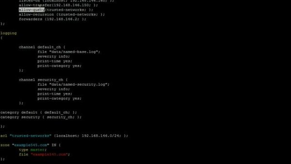 bind | Linux видеоуроки