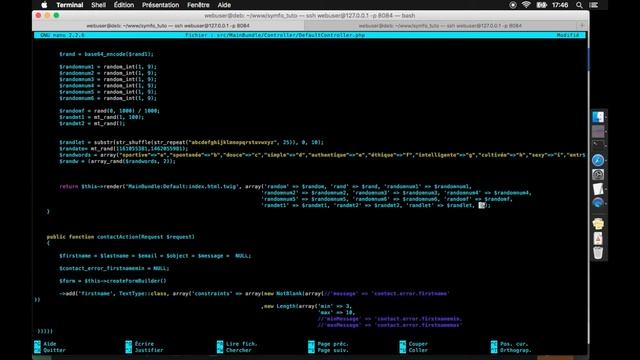 Tutoriel 22 Générer des randoms sur Symfony 3 смотреть онлайн