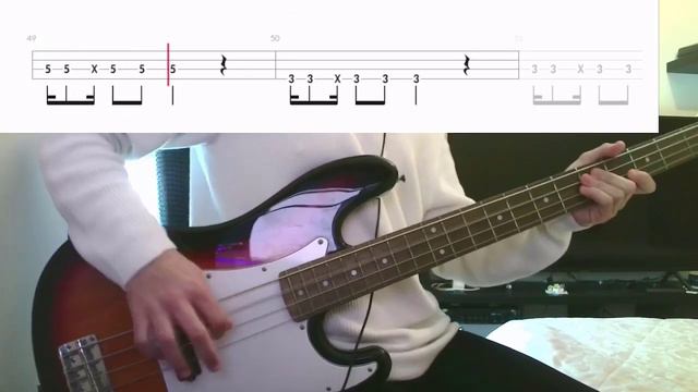 Tarantula - Gorillaz (Bass cover with tabs) смотреть онлайн