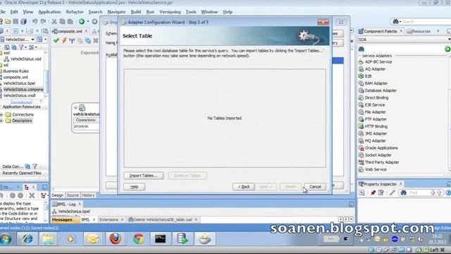 SOA Suite Tutorial 1 part 6 - First BPEL Process + DBAdapter + Invoke and assignment in BPEL смотреть онлайн