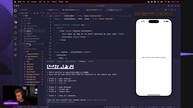 Setup back-end e mobile do App RS/XP (Nest, Prisma, React Native, Tailwind etc) смотреть онлайн