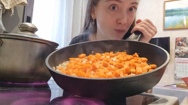Одинокая готовка терияки на 14 февраля💌🍽 смотреть онлайн