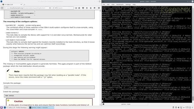 1 of 3 How to build Linux From Scratch (LFS) 8.4 by Kernotex - Part 1 смотреть онлайн