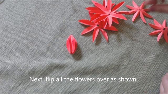 How to make beautiful paper flower - water lilly смотреть онлайн