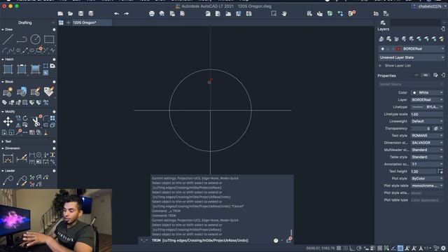 AutoCAD LT Tutorials: Trim Function смотреть онлайн