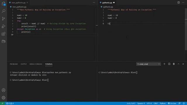 Exception Handling in Python | How to Raise an Exception in a Pythonic Way смотреть онлайн