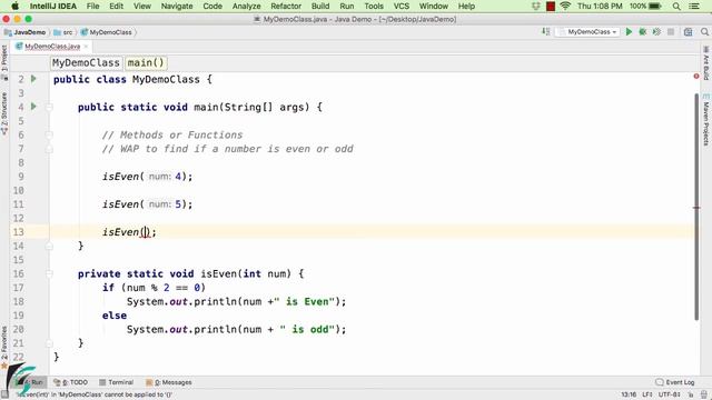 Java METHODS and FUNCTIONS example part-2. Java tutorial and Basics for beginners #8.2 смотреть онлайн