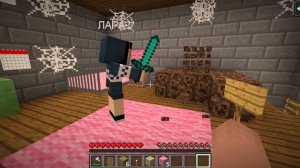 ГЛАЗАСТАЯ МОРДА ВЛЮБИЛСЯ В ДЕВУШКУ УЭНСДЕЙ А ЛАРА И НУБИК ПЭНН В ШОКЕ В МАЙНКРАФТ