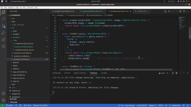Nestjs query, mongoose paginatsiya, query uchun nestjs swagger смотреть онлайн
