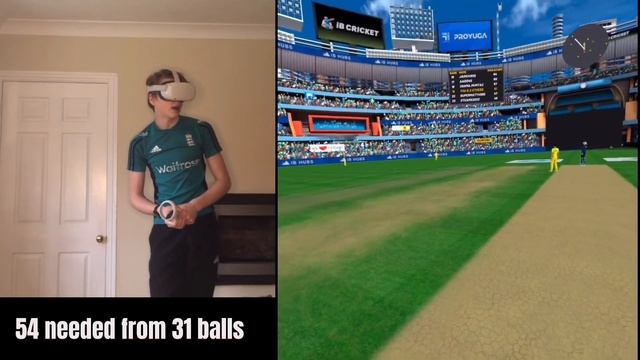 Playing A 10 Over Match In VR Cricket | Insane Last Ball Thriller | iB Cricket смотреть онлайн