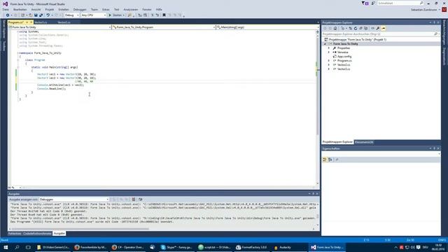 Was sind Out, Ref, Operatoren, Properties und Indexer? - From Java To Unity #3 - Frame смотреть онлайн