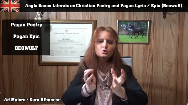 English Literature | Anglo Saxon Literature: Christian Poetry And Pagan Lyric - Epic (Beowulf)