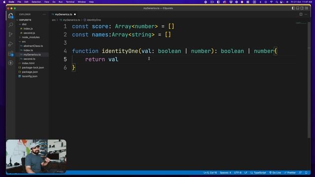 Generics in Typescript смотреть онлайн