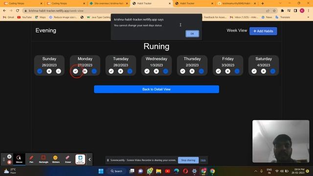 Habit tracking app coding ninjas react project смотреть онлайн