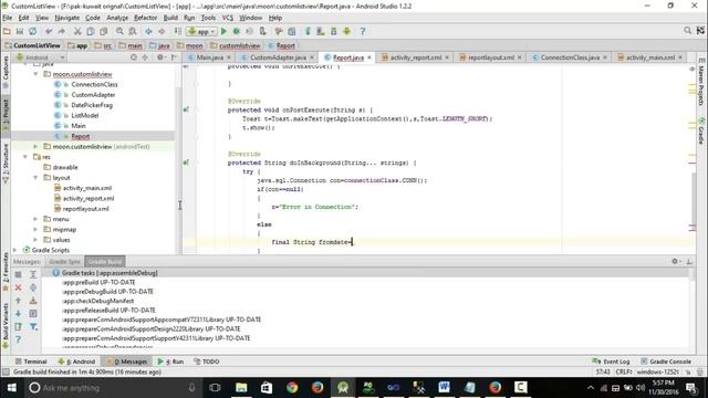 How to create Custom List view with Sql Server in Android (PART 4) смотреть онлайн