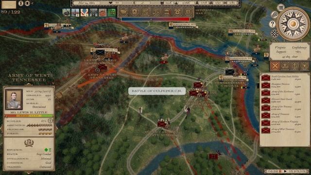 Первое морское сражение / Grand Tactician: The Civil War (1861-1865): прохождение #10 смотреть онлайн