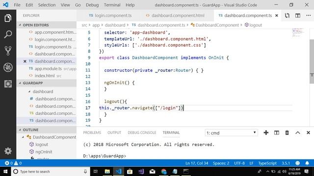 Angular route authentication with autho guard смотреть онлайн