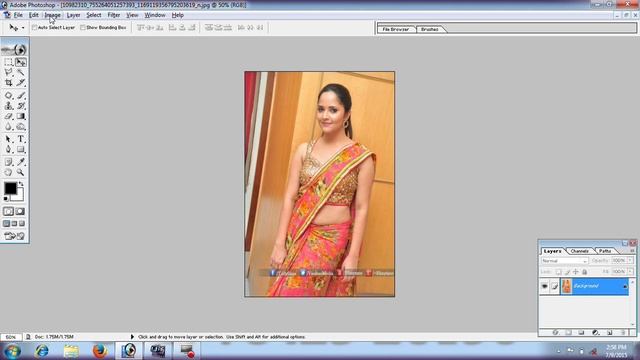 Adobe Photoshop 7.0 Image Menu In Telugu Part 2(Anjimvideos)