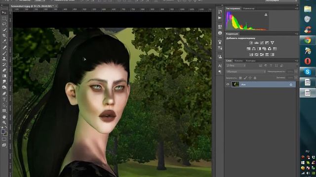 Photoshop CS6 ( Быстрая обработка скрина ). смотреть онлайн