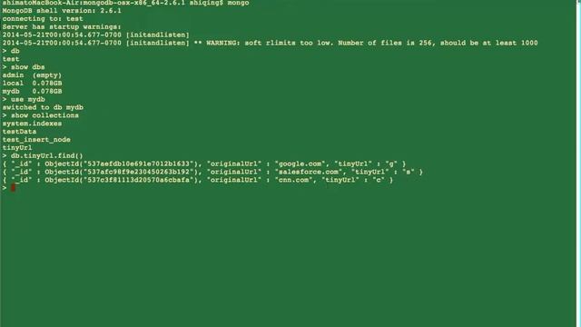 Node.js + MongoDB = TinyUrl смотреть онлайн