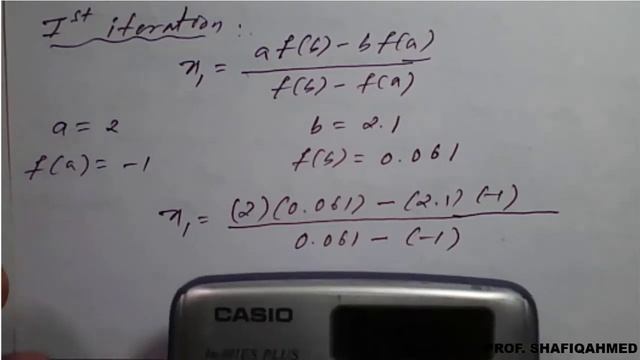 #3 ||Problem#1|| Find the real root of (x)^3 -2x -5=0 || Regula Falsi Method || 18MAT21 || смотреть онлайн