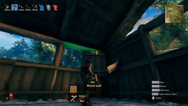 I Built A Furniture Store Shop In Valheim | Time-Lapse Trading Village смотреть онлайн
