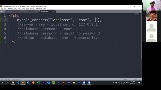 ZOOM SESSION 3F | Web Security: INSERTING DATA INTO DATABASE | March 31, 2021 смотреть онлайн
