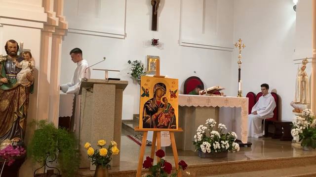 Св. Месса - среда 26.10.2022 в 18.00, новенна и Розарий смотреть онлайн