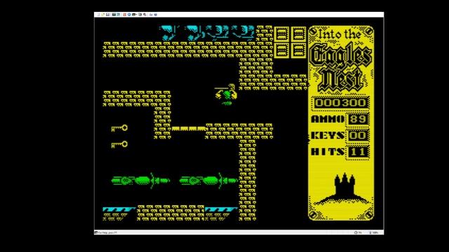 Into the Eagle's Nest - 1987 ZX SPECTRUM - Sneak Peek Gameplay смотреть онлайн