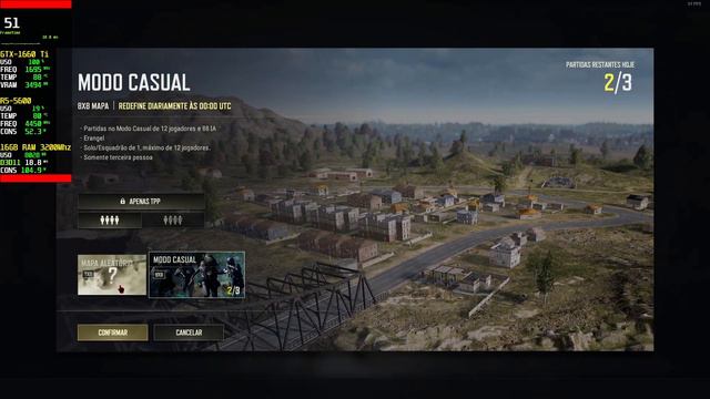 PUBG R5 5600 GTX 1660Ti